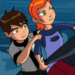 Free online flash games - Ben10 Jet Ski Dash game - Games2Rule 