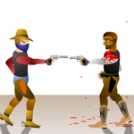 Free online flash games - Gunblood game - Games2Rule 