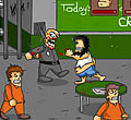 Free online flash games - Hobo Prison Rawl game - Games2Rule 
