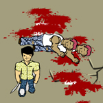 Free online flash games - Mr M Street Battle game - Games2Rule 