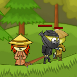 Free online flash games - Ninja And Blind Girl game - Games2Rule 