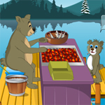 Free online flash games - Bear Fisher game - Games2Rule 