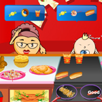 Free online flash games - Bubu Family Eat Time game - Games2Rule 