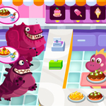 Free online flash games - Dino Restaurant game - Games2Rule 