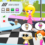 Free online flash games - Ice Cream Run game - Games2Rule 
