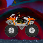 Free online flash games - Ben 10 Desert Truck game - Games2Rule 