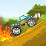 Free online flash games - Monster Truck VS Forest game - Games2Rule 
