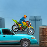 Free online flash games - Star Stunt Biker game - Games2Rule 