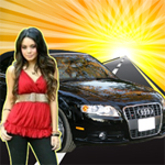 Free online flash games - Vanessa Car Turn game - Games2Rule 