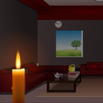 Free online flash games - Dark Candle Room Escape game - Games2Rule 