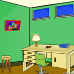 Free online flash games - Escape The Green Room game - Games2Rule 