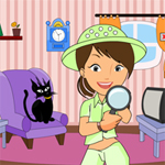 Free online flash games - Gathe Escape-Cat Room game - Games2Rule 