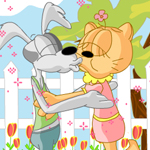 Free online flash games - A Dog and A Cat Kissing game - Games2Rule 