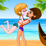 Free online flash games - Beach Kissing game - Games2Rule 