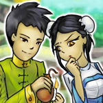 Free online flash games - Chinese Dragon Kiss game - Games2Rule 