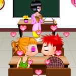 Free online flash games - Class Kiss game - Games2Rule 