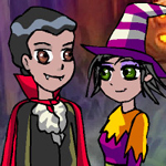 Free online flash games - Halloween Kissing game - Games2Rule 