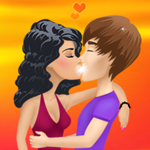 Free online flash games - Justin And Selena Kissing Vacation game - Games2Rule 