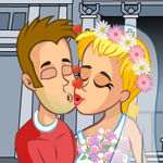 Free online flash games - Kiss The Bride Game game - Games2Rule 