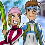 Free online flash games - Skiing And Kiss game - Games2Rule 
