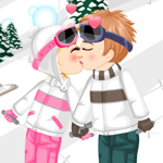 Free online flash games - Winter Kiss game - Games2Rule 