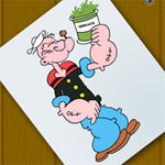 Free online flash games - Dot to Dot-Popeye game - Games2Rule 