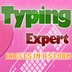 Free online flash games - Typing Expert Eagles in a Storm game - Games2Rule 