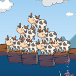 Free online flash games - Freaky Cows game - Games2Rule 
