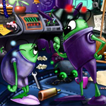 Free online flash games - Spaceship Afterparty game - Games2Rule 