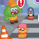 Free online flash games - Bobble Bots Bustle game - Games2Rule 
