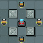 Free online flash games - Cube Droid Saves the Galaxy game - Games2Rule 