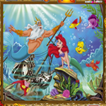 Free online flash games - Jigsaw Puzzle-The Little Mermaid game - Games2Rule 