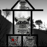 Free online flash games - Blood Raccoons game - Games2Rule 