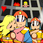Free online flash games - Bouncy Fire Fighters game - Games2Rule 