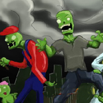 Free online flash games - Cannon vs Zombies game - Games2Rule 