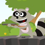 Free online flash games - Crazy Racoon game - Games2Rule 