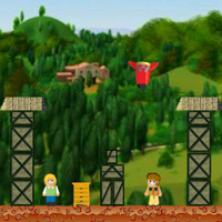 Free online flash games - Destroy the Village game - Games2Rule 