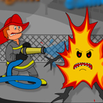 Free online flash games - FireFighter Cannon game - Games2Rule 