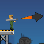 Free online flash games - Flaming Zombooka game - Games2Rule 