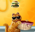Free online flash games - Garfield Food Frenzy game - Games2Rule 