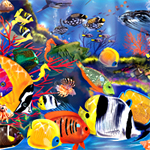 Free online flash games - Hidden Stars-Aquatic Creature game - Games2Rule 