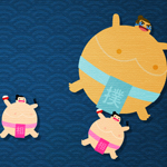 Free online flash games - Hungry Sumo New Levels game - Games2Rule 