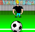 Free online flash games - Johnny Bravo in Bravo Goalie game - Games2Rule 