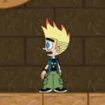 Free online flash games - Johnny Test Forbidden Temple game - Games2Rule 