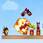 Free online flash games - Ninja Bear game - Games2Rule 