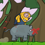 Free online flash games - Ovzi The Lost Alien game - Games2Rule 