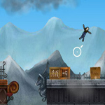Free online flash games - Ragdoll Rooftops game - Games2Rule 