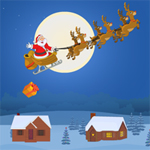 Free online flash games - Santa Gifts Throw game - Games2Rule 
