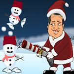 Free online flash games - Snowball Launcher game - Games2Rule 