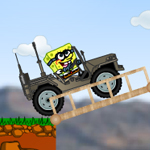 Free online flash games - Spongebob Dangerous Jeep game - Games2Rule 